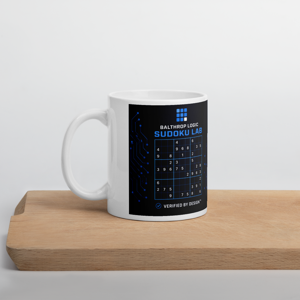 Sudoku Lab™ Mug — Verified by Design